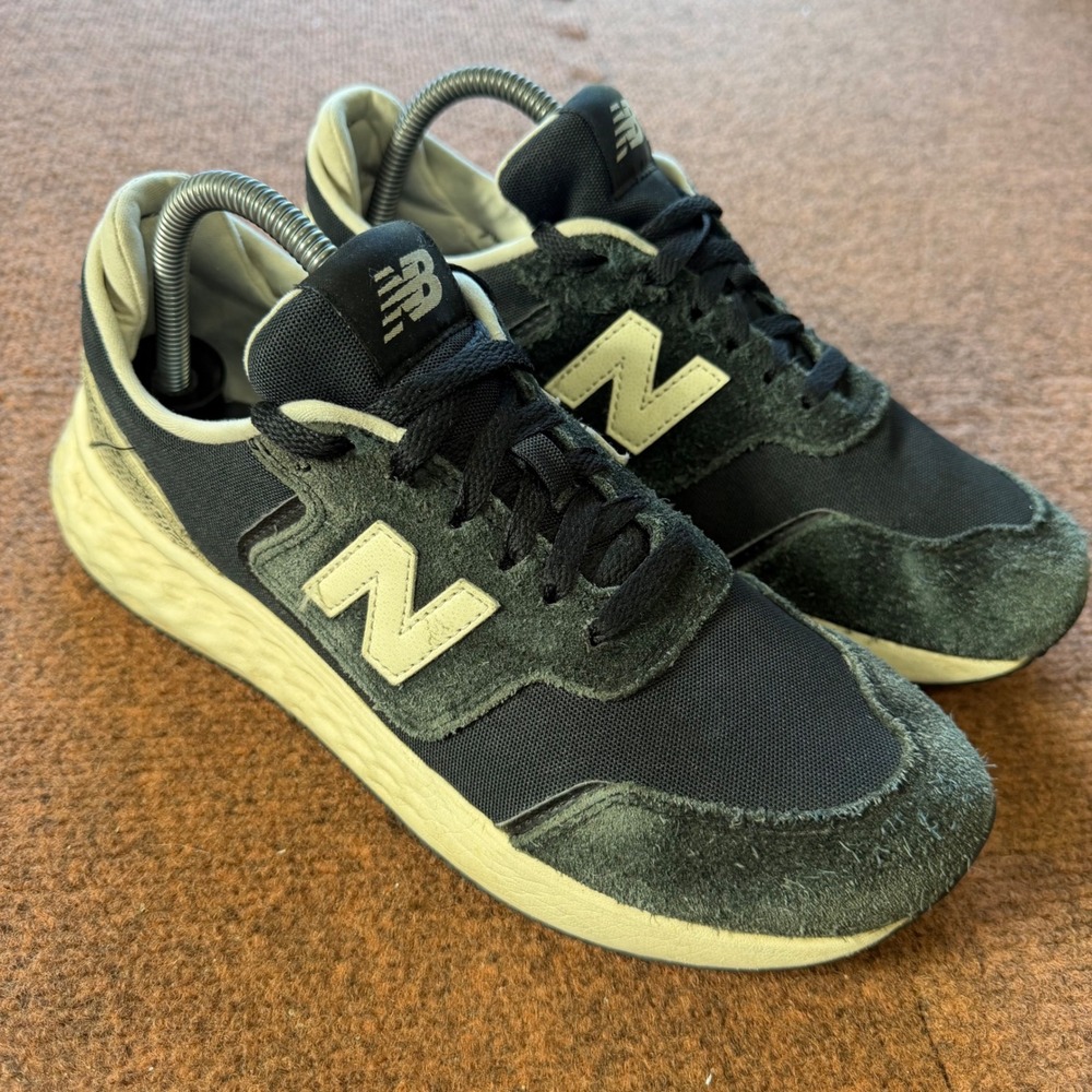 B+ New Balance X-70 Black Cheetah Print Fresh Foam Sneakers WSX70THB Womens 9.5